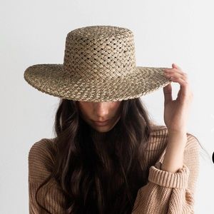 GigiPip sea breeze sea grass hat LIKE NEW